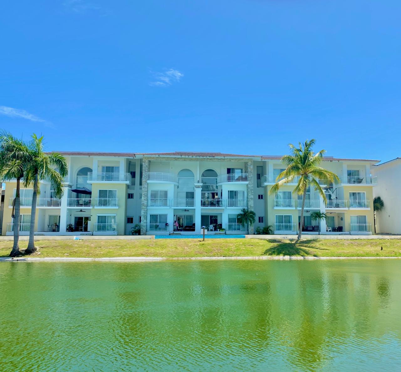 Rented! Golf Apartments 2-3 BR With Lake and Pool View, Cocotal. Bavaro, Dominican Republic