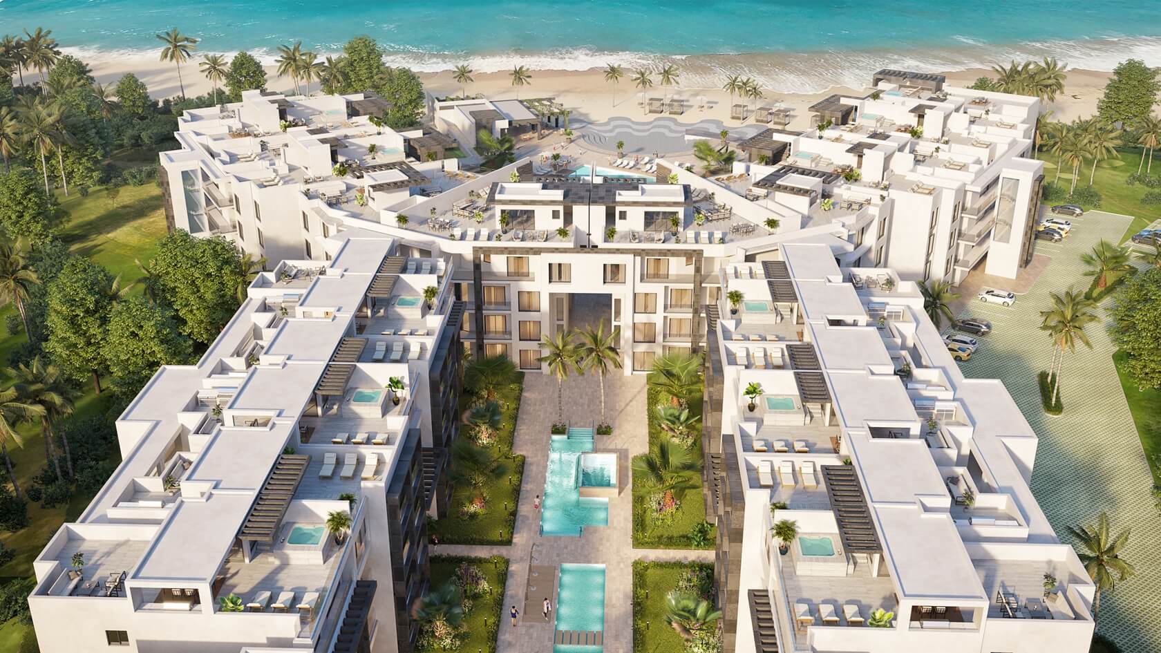 Ultimate Level of luxury, Ocean View Condos With Private Beach, Bavaro. Dominican Republic