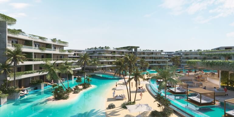 Breathtaking Condos With Access To Private Beach, In The Center Of The City, Bavaro. Dominican Republic