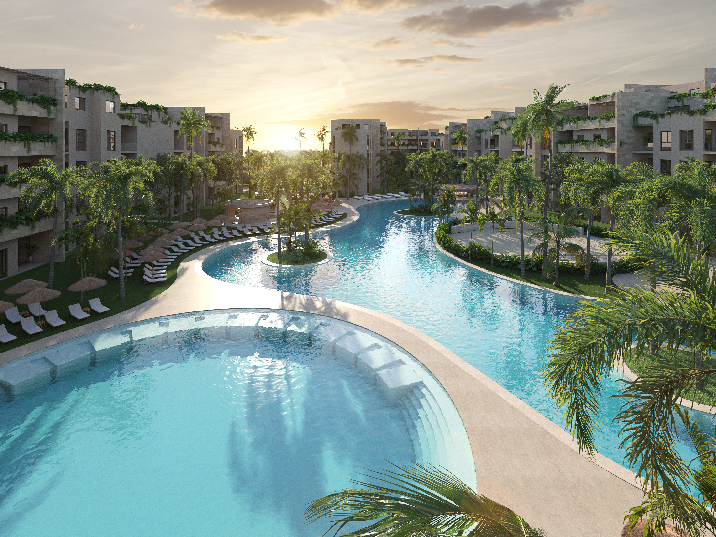 New Condos And Townhouses Just Steps From The Beach, Bávaro. Dominican Republic
