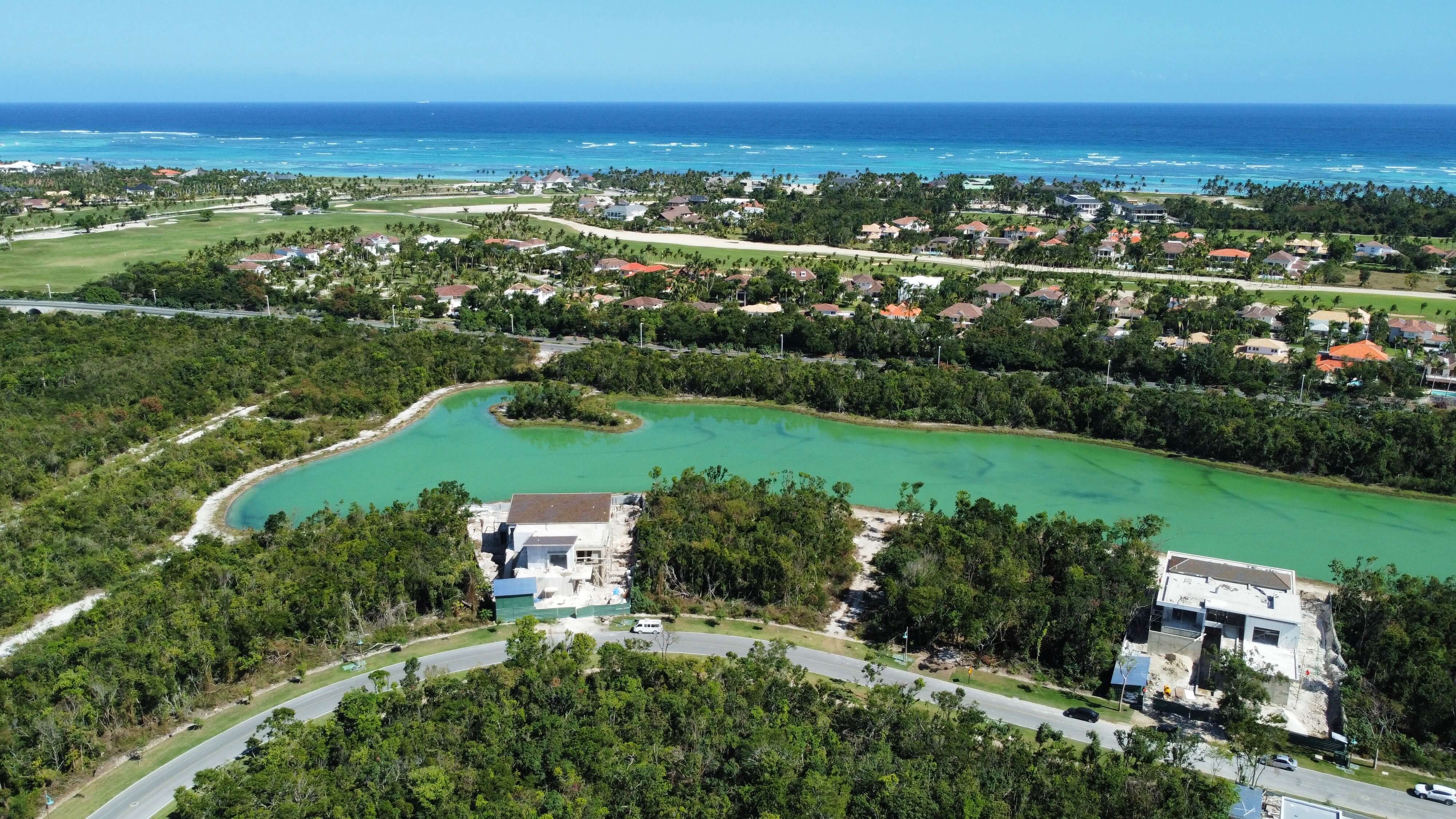 Lake View Land Lot For Sale In Punta Cana Resort. Dominican Republic